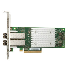 Сетевой адаптер Qlogic QLE2742-SR-CK (BK3210407-01 D / BK3210407-01 F) SGL 32Gb/s FC HBA, 2-port, PCIe v3.0 x8, LC SR MMF, в комплекте две планки (LP + FH)