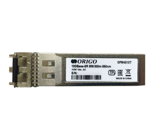 Трансивер ORIGO OFM431XT/A1A, SFP+, 10GBase-SR (Duplex LC), 850 нм, многомод, до 300 м