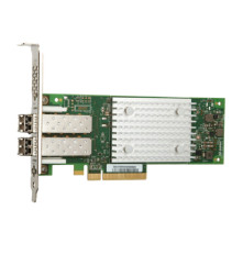 Сетевой адаптер Qlogic QLE2742-SR (BK3210407-01 F)    32Gb/s FC HBA, 2-port, PCIe v3.0 x8, LC SR MMF, в комплекте две планки (LP + FH)