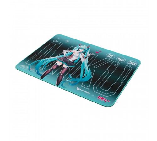 Коврик для мыши игровой ASUS NC19 TUF GAMING P1 HATSUNE MIKU EDITION, черный