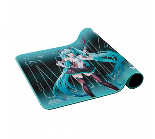 Коврик для мыши игровой ASUS NC19 TUF GAMING P1 HATSUNE MIKU EDITION, черный