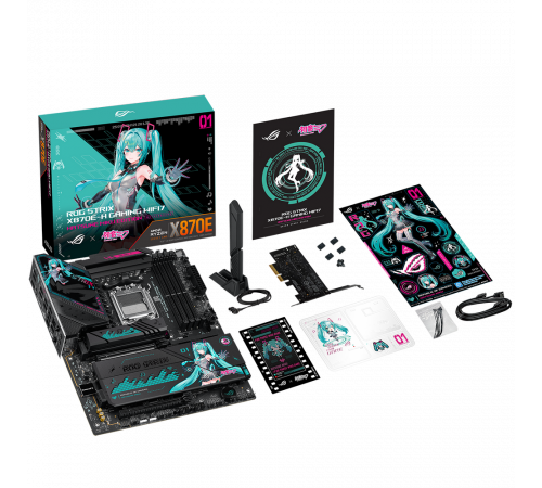 Материнская плата ASUS ROG STRIX X870E-H GAMING MIKU (AM5)