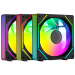 Вентилятор для корпуса Ocypus Gamma F12 UNI BK ARGB, черный (комплект 3 шт.)