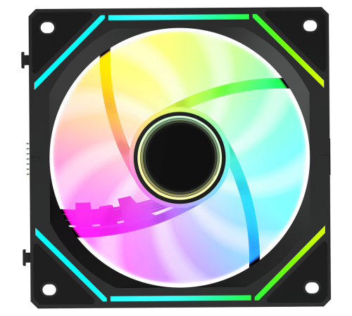 Вентилятор для корпуса Ocypus Gamma F12 UNI BK ARGB, черный (комплект 3 шт.)