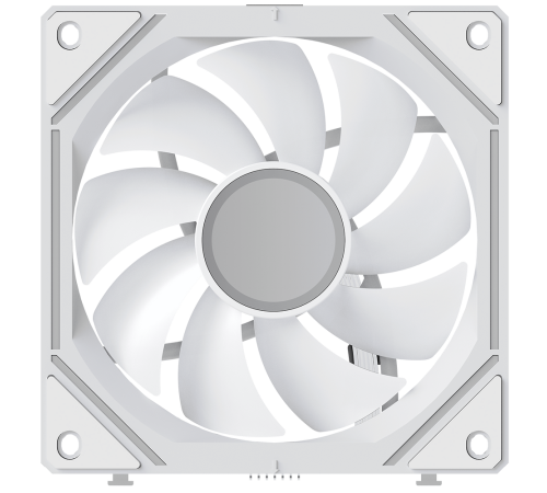 Вентилятор для корпуса Ocypus Gamma F12 UNI WH ARGB, белый (комплект 3 шт.)