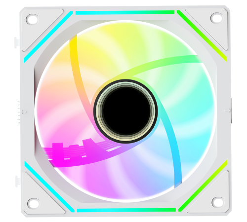 Вентилятор для корпуса Ocypus Gamma F12 UNI WH ARGB, белый (комплект 3 шт.)