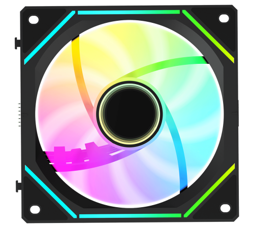 Вентилятор для корпуса Ocypus Gamma F12 UNI BK ARGB REVERSE BLADE, черный (комплект 3 шт.)