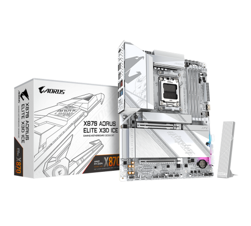 Материнская плата Gigabyte X870 AORUS ELITE X ICE (AM5)