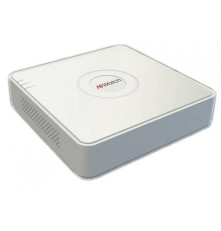 IP-видеорегистратор HiWatch DS-N204P(C) с PoE, белый