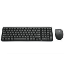 Комплект (клавиатура + мышь) беспроводной Logitech MK250, bluetoth, серый
