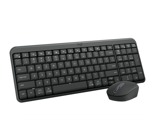 Комплект (клавиатура + мышь) беспроводной Logitech MK250, bluetoth, серый