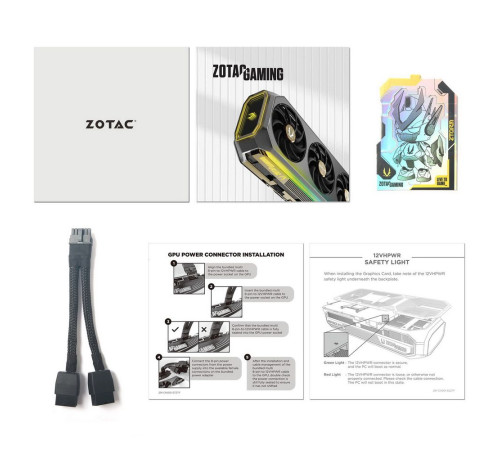 Видеокарта Zotac RTX5070 TWIN EDGE OC WHITE ED 12GB, GDDR7/192-bit