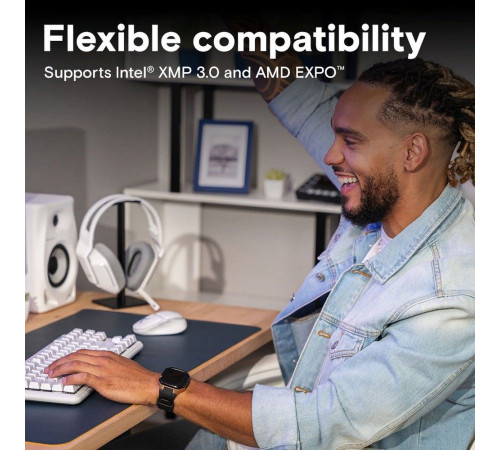 Модуль памяти Crucial 2*16 GB (KIT)  Crucial DDR5 4800 DIMM Classic Desktop Non-ECC, CL40, 1.1V, SRx8,