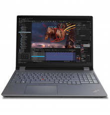 Ноутбук Lenovo ThinkPad P16 G2, Intel Core i7-14700HX/16Gb/SSD512Gb/RTX2000 8Gb/16"/IPS/WUXGA/1920x1200/60Hz/Win11Pro/серый