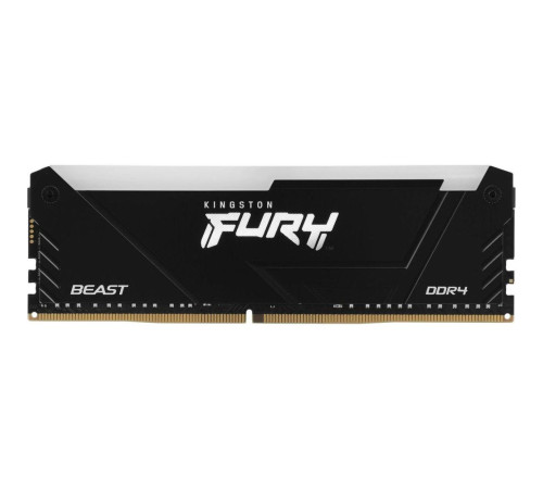 Модуль памяти Kingston 8GB DDR4 3200MHz DIMM FURY Beast Black RGB XMP CL16 1.35V 288-pin Non-ECC