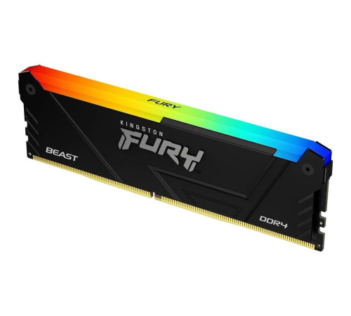 Модуль памяти Kingston 8GB DDR4 3200MHz DIMM FURY Beast Black RGB XMP CL16 1.35V 288-pin Non-ECC
