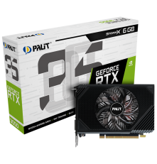Видеокарта Palit RTX3050 STORMX 6GB, GDDR6/96-bit