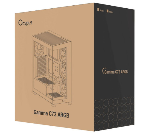 Корпус для Ocypus Gamma C72 WH ARGB, белый
