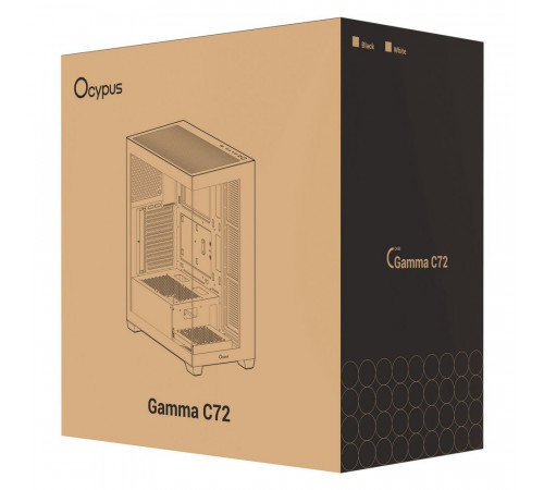 Корпус Ocypus Gamma C72 WH, белый