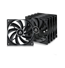 Вентилятор для корпуса ARCTIC F12 PWM, черный (комплект 5 шт.)