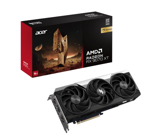 Видеокарта Acer RX9070XT NITRO OC 16GB, GDDR6/256-bit