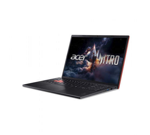 Ноутбук Acer Nitro Lite 16 NL16-71G-539D Intel Core 5 210H/16Gb/SSD512Gb/RTX4050 6Gb (45W)/16"/IPS/WUXGA/1920x1200/180Hz/NoOS/черный