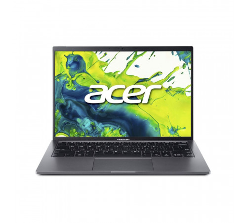 Ноутбук Acer Aspire Go 14 AG14-71M-72H5 Intel Core Ultra 7 155H/16Gb/SSD512Gb/14"/IPS/WUXGA/1920x1200/60Hz/NoOS/серебристый