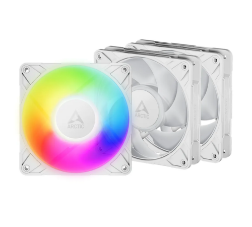Вентилятор для корпуса ARCTIC P12 Pro A-RGB, белый (комплект 3 шт.)