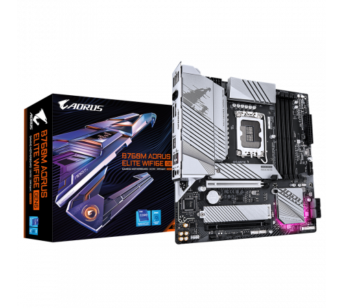 Материнская плата Gigabyte B760M AORUS ELITE WIFI6E GEN5 (LGA1700)