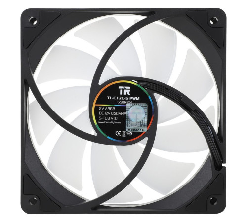 Вентилятор для корпуса Thermalright TL-C12C-S ARGB, черный
