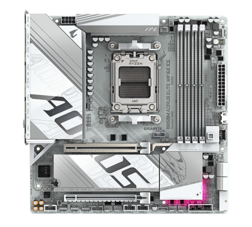 Материнская плата Gigabyte B850M AORUS ELITE WIFI6E ICE (AM5)