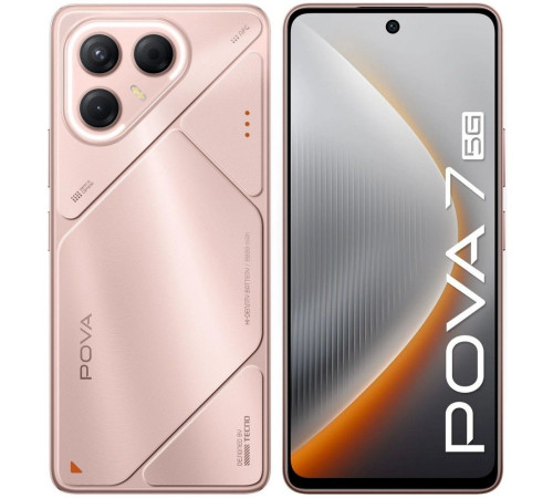 Смартфон Tecno Pova 7 8+128GB, розовый