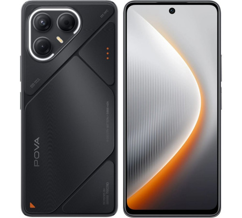 Смартфон Tecno Pova 7 8+128GB, черный
