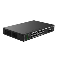 Коммутатор Dahua DH-SG1018LP-2F, черный