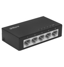 Коммутатор Dahua DH-PFS3005-5ET, черный