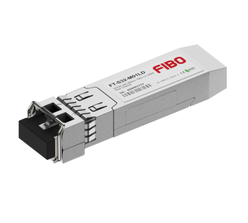 Трансивер FIBO FT-S32-M01LD, SFP28, 32G (32/16/8G), 100м, 850 нм VCSEL, LC, DDM