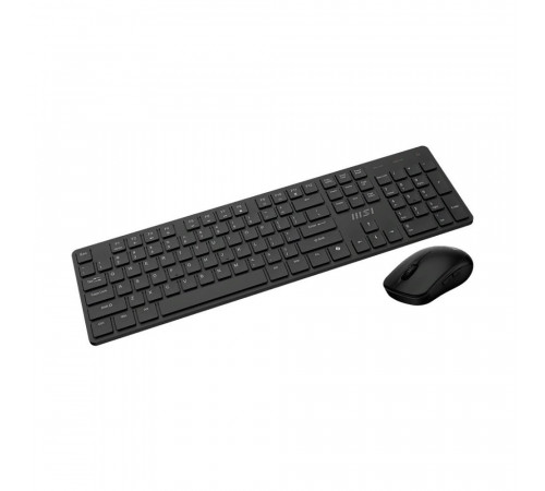 Комплект (клавиатура/мышь) беспроводной MSI FORGE K200 W COMBO RU, черный