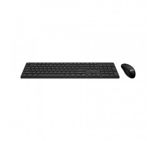 Комплект (клавиатура/мышь) беспроводной MSI FORGE K200 W COMBO RU, черный