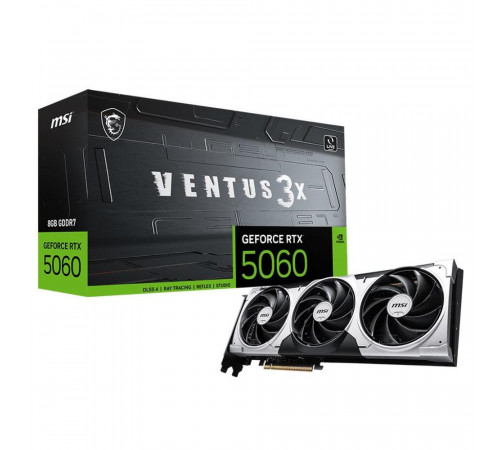 Видеокарта MSI RTX5060 VENTUS 3X 8GB, GDDR7/128-bit