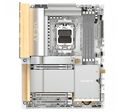 Материнская плата Gigabyte X870E AERO X3D WOOD (AM5)