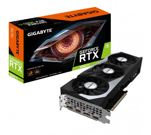 Видеокарта Gigabyte RTX3060Ti GAMING OC D6X 8G, GDDR6X/256-bit