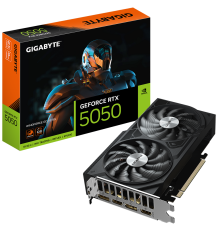 Видеокарта Gigabyte RTX5050 WINDFORCE OC V2 8GB, GDDR6/128-bit