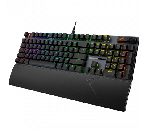 Клавиатура проводная игровая ASUS XA14 ROG STRIX SCOPE II X NX Snow V2, USB, черный