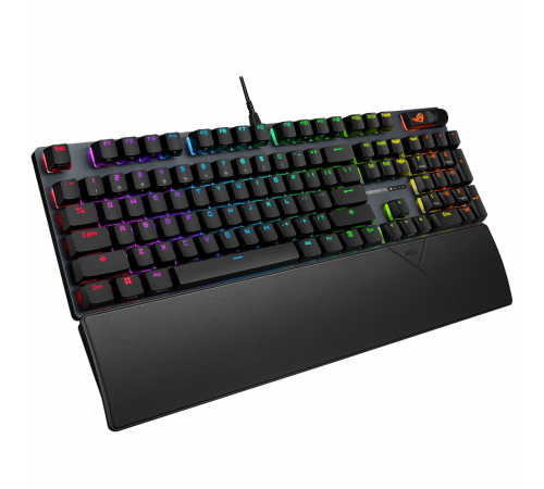 Клавиатура проводная игровая ASUS XA14 ROG STRIX SCOPE II X NX Snow V2, USB, черный