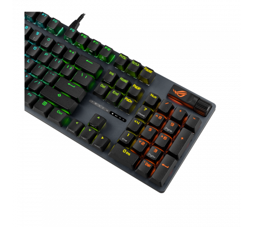 Клавиатура проводная игровая ASUS XA14 ROG STRIX SCOPE II X NX Snow V2, USB, черный