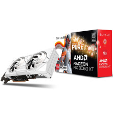 Видеокарта Sapphire RX9060XT PURE OC 16GB, GDDR6/128-bit