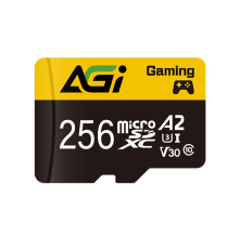 Карта памяти microSDHC 256GB AGI Choice TF138 AGI256GGSTF138-R2 Class 10 V30S A2, с адаптером