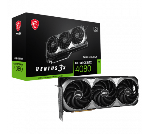 Видеокарта MSI RTX4080 VENTUS 3X E 16GB, GDDR6X/256-bit