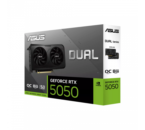 Видеокарта ASUS RTX5050 DUAL OC 8GB, GDDR6/128-bit