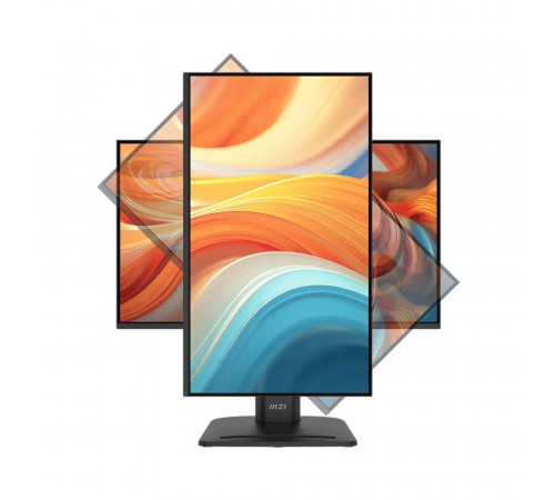 Монитор 23.8" MSI PRO MP245PG E14  IPS, 1920x1080, 144Hz, 4ms, 300сd/m, 1500:1, HDR | VGA, HDMI(2.0), DP(1.4) | HAS, Pivot, Swivel, InPSU, Speakers, Vesa 100, Black